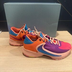 Big Kid's Nike Freak 4 (GS) Vivid Purple/Laser Blue - SIZE Youth 5.5